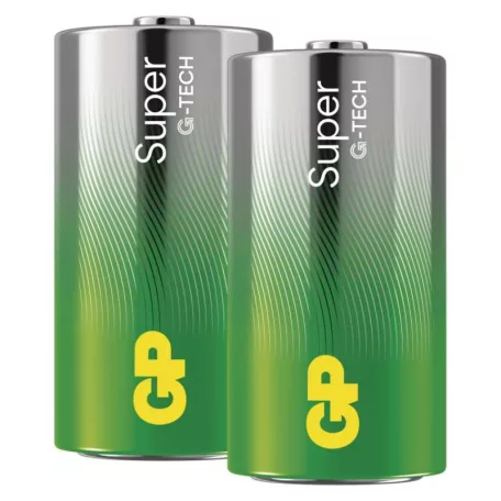 GP Super Alkáli elem LR14 (C) 2db/fólia