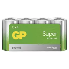 GP Super Alkáli elem C 4db/fólia