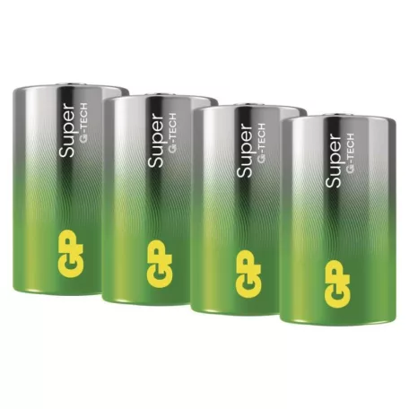 GP Super Alkáli elem D 4db/fólia