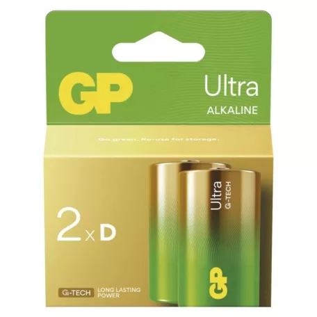 GP Ultra Alkáli elem LR20 (D) 2db