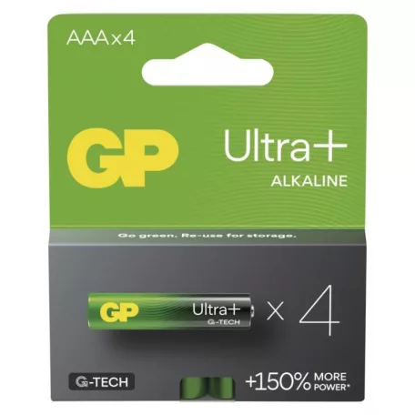 GP Ultra Plus Alkáli elem AAA 4db