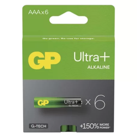 GP Ultra Plus Alkáli elem AAA 6db