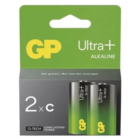 GP Ultra Plus Alkáli elem LR14 (C) 2db