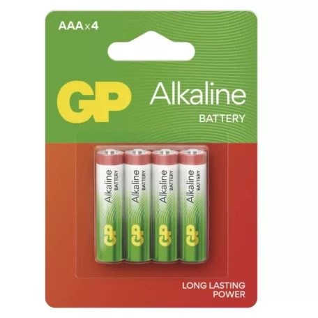 GP Alkaline elem LR03 (AAA), 4db