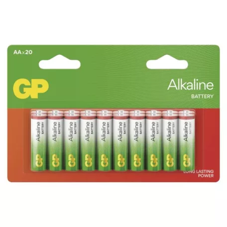 GP Alkaline elem LR6 (AA), 20db