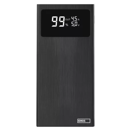 EMOS Powerbank BETAQ 20, 20 000 mAh, 22,5 W, fekete