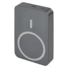 EMOS Powerbank WI 1046, 10 000 mAh, 20 W+Wireless, szürke