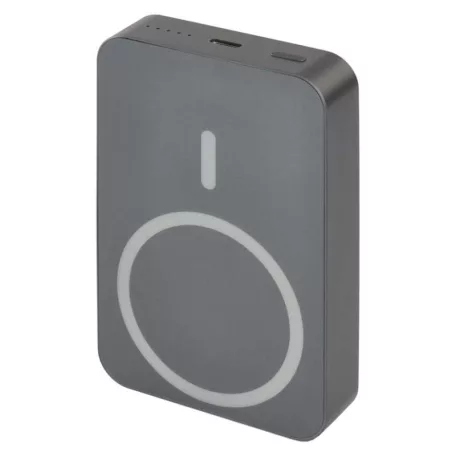 EMOS Powerbank WI 1046, 10 000 mAh, 20 W+Wireless, szürke