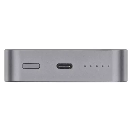 EMOS Powerbank WI 1046, 10 000 mAh, 20 W+Wireless, szürke