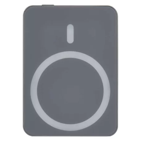 EMOS Powerbank WI 522, 5 000 mAh, 20 W+Wireless, szürke