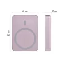 EMOS Powerbank WI 522, 5 000 mAh, 20 W+Wireless, lazac