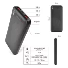 EMOS Powerbank AlphaQ3, 10 000 mAh, 22,5 W, fekete