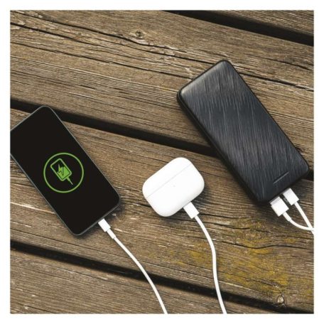 EMOS Powerbank AlphaQ3, 10 000 mAh, 22,5 W, fekete