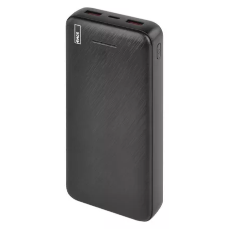 EMOS Powerbank AlphaQ3, 20 000 mAh, 22,5 W, fekete