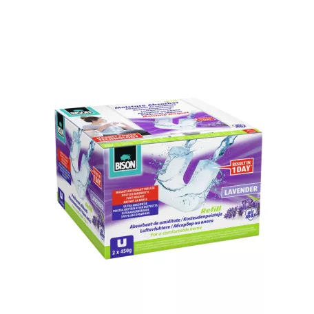 AirMax páramentesítő utántöltő mágnes tabletta, levendula - 2 x 450 g