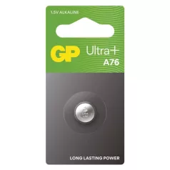 GP Ultra Plus Alkáli gombelem LR44 (A76F) 1db/bliszter