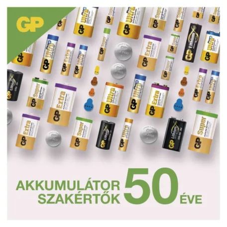 GP Ultra Plus Alkáli gombelem LR44 (A76F) 1db/bliszter