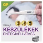 GP Ultra Plus Alkáli gombelem LR44 (A76F) 1db/bliszter