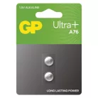 GP Ultra Plus Alkáli gombelem LR44 (A76F) 2db/bliszter