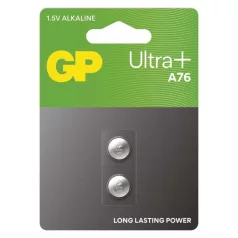 GP Ultra Plus Alkáli gombelem LR44 (A76F) 2db/bliszter