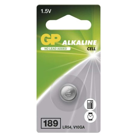 GP Alkáli gombelem LR54 (189F) 1db/bliszter