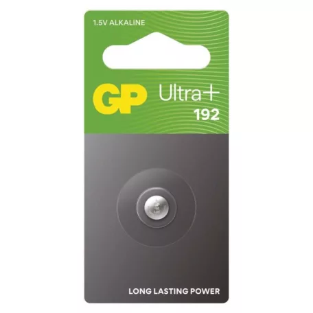 GP Ultra Plus Alkáli gombelem LR41 (192F) 1db/bliszter
