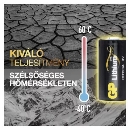 GP Lítium elem CR123A 1db/bliszter