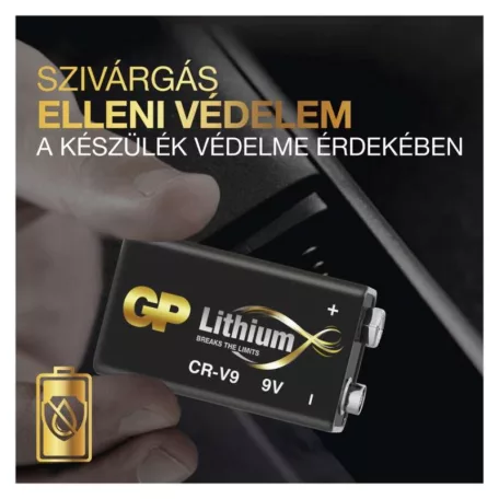 GP Lítium elem CR-V9 1db/bliszter