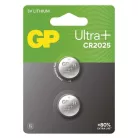 GP Ultra plus Lítium gombelem CR2025 2db/bliszter