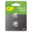 GP Ultra plus Lítium gombelem CR2032 2db/bliszter