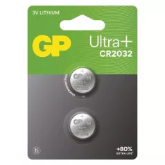 GP Ultra plus Lítium gombelem CR2032 2db/bliszter
