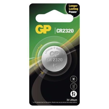 GP Lítium gombelem CR2320 1db/bliszter