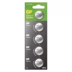 GP Ultra plus Lítium gombelem CR2450 5db/bliszter