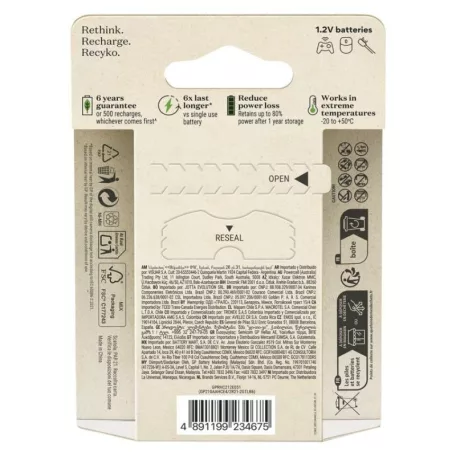 GP ReCyko NiMH Akkumulátor HR6 (AA) 2100mAh 6db