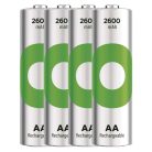 GP ReCyko NiMH Akkumulátor HR6 (AA) 2600mAh 4db
