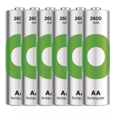 GP ReCyko NiMH Akkumulátor HR6 (AA) 2600mAh 6db