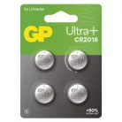 GP Ultra plus Lítium gombelem CR2016 4db/bliszter