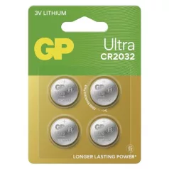 GP Ultra Lítium gombelem CR2032 4db/bliszter