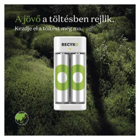 GP Akkumulátor töltő Eco E221+2xAA ReCyko 2100mAh