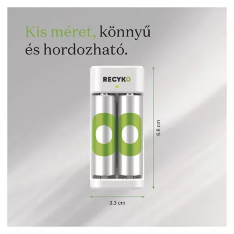 GP Akkumulátor töltő Eco E221+2xAA ReCyko 2100mAh