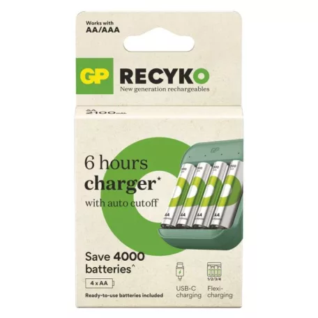 GP Akkumulátor töltő ReCyko B423 4× AA GP ReCyko 2100 mAh