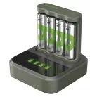 GP Akkumulátor töltő B441 + Speed Dock + 4 x AA 2100 mAh