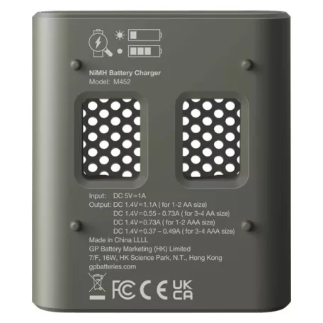 GP Akkumulátor töltő Speed M452 + 4xAA ReCyko 2600mAh