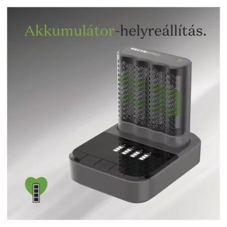 GP Pro akkumulátor töltő P461+4xAA ReCyko Pro + dokkoló