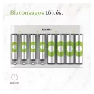 GP Akkumulátor töltő Eco E821 + 4× AA 2100 + 4× AAA 850