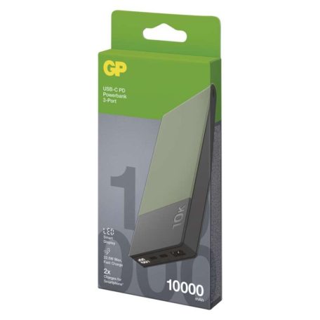 GP Powerbank M2+ Series, 10 000 mAh, 22,5 W, zöld
