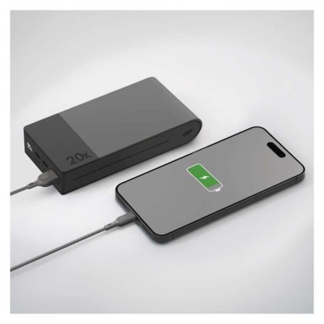 GP Powerbank M2+ Series, 20 000 mAh, 22,5 W, szürke