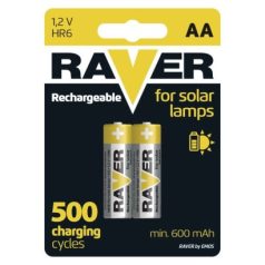 RAVER SOLAR NiMH akkumulátor HR6 (AA) 2db/bliszter