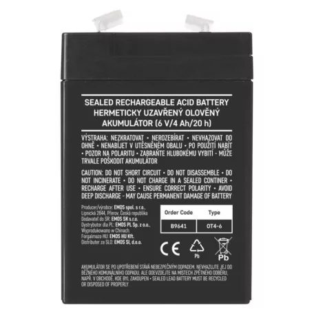 EMOS Ólom-savas akkumulátor (P2301, P2304, P2305, P2308)