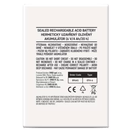 EMOS Ólom-savas akkumulátor (P2301, P2304, P2305, P2308)